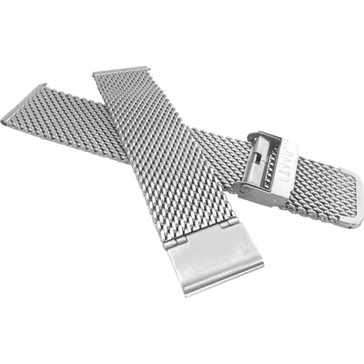 Lavvu Stříbrný kovový tah mesh band original silver LPSMS22