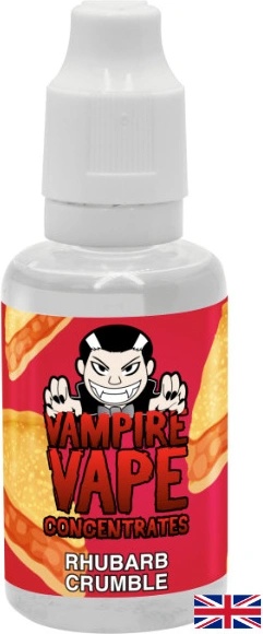 rhubarb crumble by vampire vape UWell Caliburn Tenet Koko Pod Vape 18W
