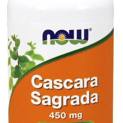 NOW Хранителна добавка ЗЪРНАСТЕЦ, Now Foods Cascara Sagrada 450mg 100Veg Caps