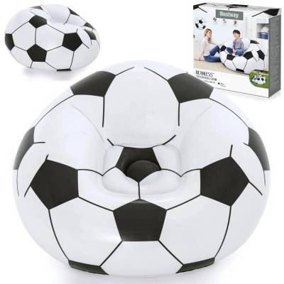 Bestway Nafukovacie kreslo športové futbal 114x112x71 cm