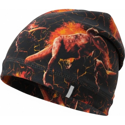Fantom úpletová čepice ohnivý DINO