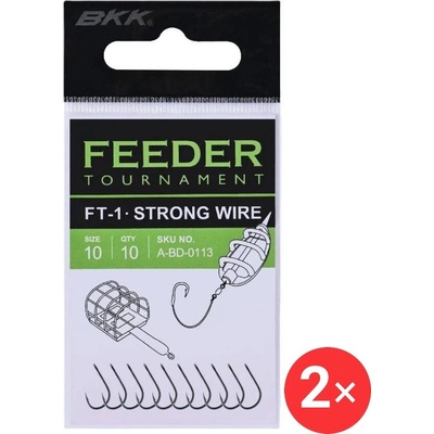 BKK Háček Feeder Tournament FT-1 Vel. 12 2 × 10 ks