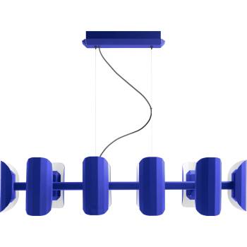 Kaspa Apolin многораменна висяща лампа, кобалтова (11223112)