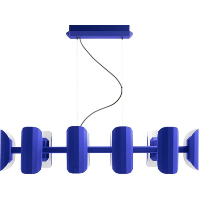 Kaspa Apolin многораменна висяща лампа, кобалтова (11223112)