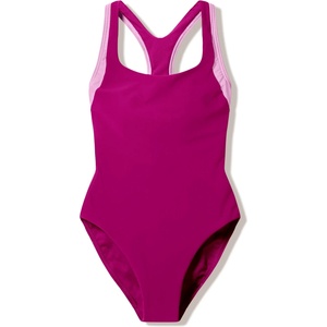 Speedo Дамски бански костюм Speedo Women's Colorblock Racerback Swimsuit - Berry Cool - размер 42 (EU) (150-6739-0115)