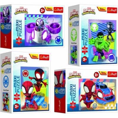Trefl 20 miniMAXI Spidey a jeho úžasní priatelia 4 druhy