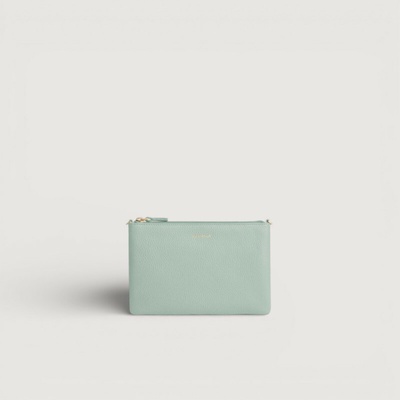Coccinelle BEST crossbody SMALL kožená MINI BAG Aquamarine