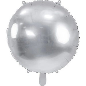 Party Deco Фолиев Балон, Сфера, Сребро, 80см (fb178-018)