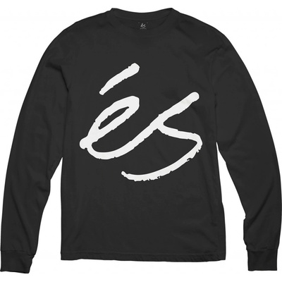 éS Big Script LS Tee black