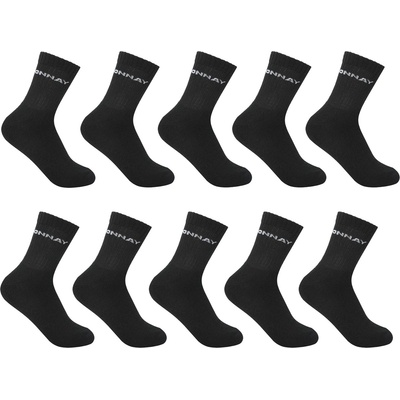 Donnay Юношески чорапи Donnay 10 Pack Crew Socks Junior - Black
