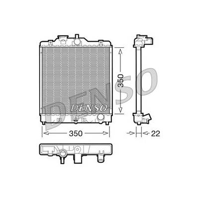 Chladič motora DENSO DRM40003