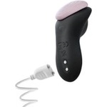 Blush Novelties Temptasia Heartbeat вибратор за бикини с дистанционно управление Black-Pink (P24410)