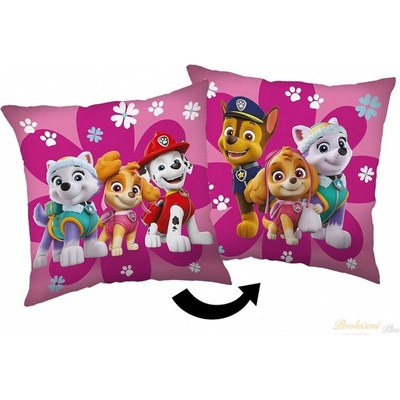 Jerry Fabrics Polštář Paw Patrol Flowers 40x40 – Zboží Dáma