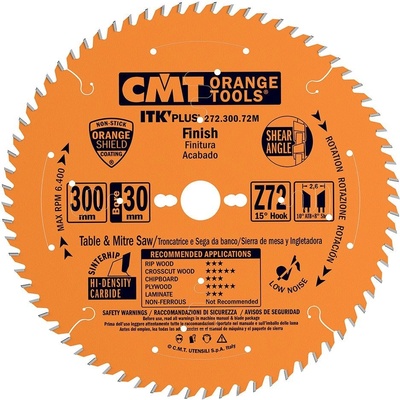 CMT ITK Ultra tenký kotúč pre priečne rezy - D190x1,7 d30(+20,+16) Z42 HM C27219042M