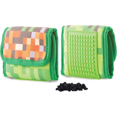 Pixie Crew peněženka Minecraft Zeleno hnědá