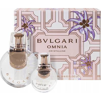 Bvlgari Omnia Crystalline Dárková sada, EDT 100 ml + EDT 15 ml