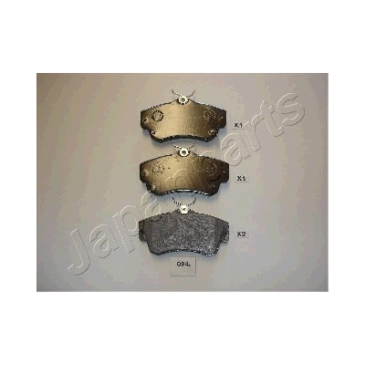 Sada brzdových platničiek kotúčovej brzdy JAPANPARTS PA-094AF