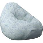 PUFRELAX Пуф круша 320л. , Nirvana Grande, Snowflake, Водоустойчив, Перящ се калъф, Пълнеж от Полистиролни перли, принт (PUF-G-NGR-TEXP-SNF) - topmarket