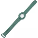 JC Силиконова каишка за Apple AirTag - JC AirTag Silicone Band (тъмнозелен)