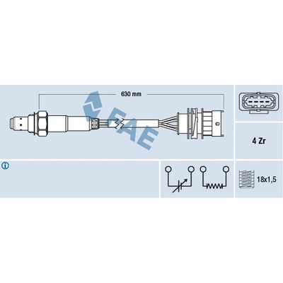 Lambda sonda FAE 77156
