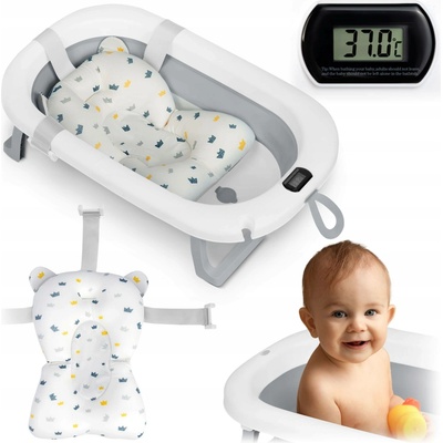 Ricokids Skládací vanička pro děti RK 287 s teploměrem a vložkou
