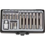 FORCE Комплект шестограмни накрайници force 4155, 4-12 мм, 15 части