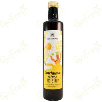 Sonnentor Kurkuma citron sirup bio 0,5 l