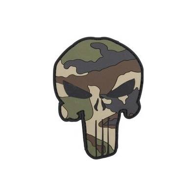 Gumová nášivka 101 Inc Punisher Head - CCE