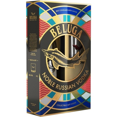 Beluga Noble 40% 0,7 l (dárkové balení + 1sklenička)