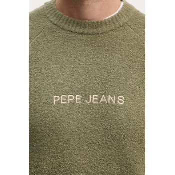 Pepe Jeans Пуловер Pepe Jeans CLOY мъжки в зелено от лека материя PM702461 (PM702461)