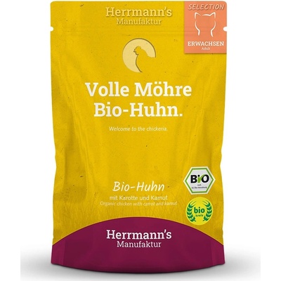 Herrmann's Bio kuře s mrkví a kokosem 100 g