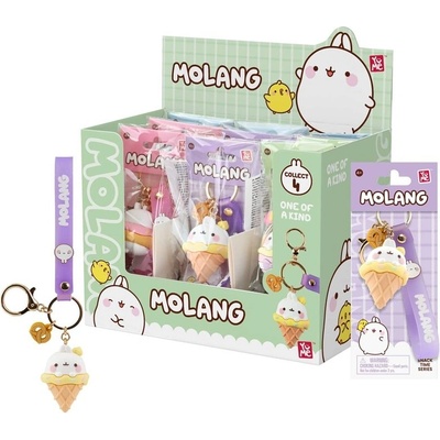 YuMe Ключодържател YuMe Animation: Molang, Snac Time Series, асортимент (TOY-0248)