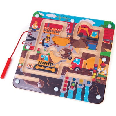 Bigjigs Toys Magnetické bludisko Stavenisko