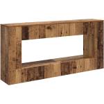 vidaXL Конзолна маса Старо дърво 155 x 29 x 74 см (899893)
