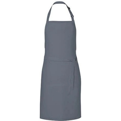 Link Kitchen Wear Unisex grilovací zástěra X987 Dark Grey Pantone 431 85x72cm