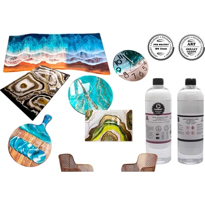 PourArt Lente Portreto Rapid 10-16-6000 hustá UV++ pryskyřice křišťálová 1 kg – Zboží Dáma