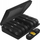 Dávkovače liekov Ruhhy 24287 Týždenný dávkovač na lieky čierna