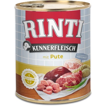 RINTI Kennerfleisch Adult Pute консерва за куче кучета с пуешко 800gr