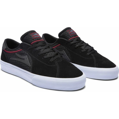 Lakai Chocolate Flaco II Black/Red Suede