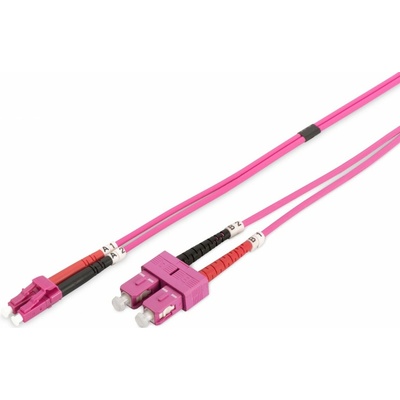 Digitus DK-2532-02-4 Optic Patch Cord, LC to SC, Multimode OM4 - 50/125, 2m