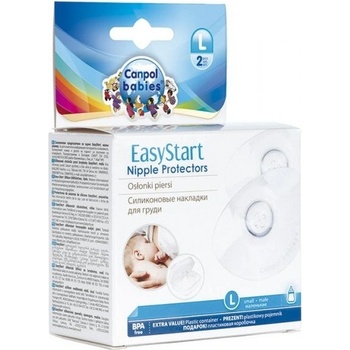 Canpol babies EasyStart Premium Chrániče prsných bradaviek tvarované silikón 2 ks