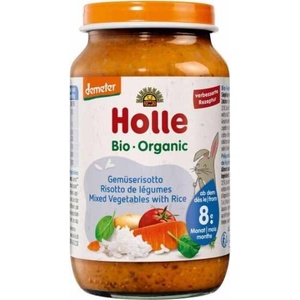 Holle Био ястие Holle - Ризото със зеленчуци, 220 g (5696) - ozone