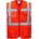 Portwest hi-vis berlin s476 / Светлоотразителна жилетка - hv червена l (s476rerl)