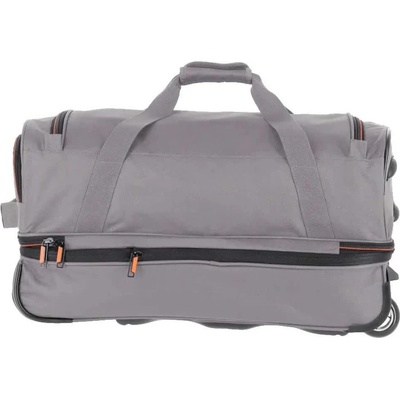 TRAVELITE Сак Travelite Basics 55cm expandable 51/64L Wheeled Duffle bag - Grey (Grey)