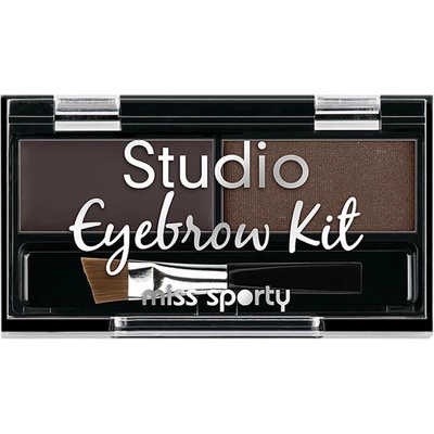 Miss Sporty Studio Eyebrow Kit set na obočí 001 Medium Brown 2,4 g – Zboží Dáma