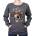 Black heart дамски суичър black heart - ghost face - СИВ - 12501