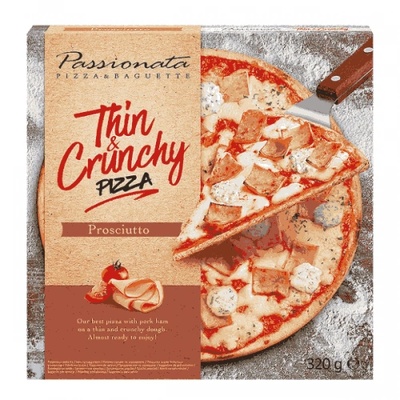 Пица Прошуто Passionata Thin & Crunchy 320гр