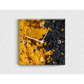 Image 1 of Стъклен стенен часовник 028