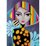 Magnolia - Puzzle Colorful Girl - 1 000 piese