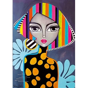 Magnolia - Puzzle Colorful Girl - 1 000 piese